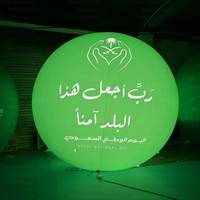 Ballon publicitaire gonflable LED, sphère géante en PVC personnalisée pour la promotion et le branding d'événements