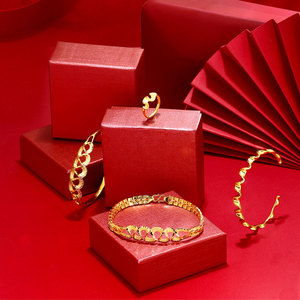 Conjunto de Joyería XUPING Dragón y Fénix Chinos Exagerados, Chapado en Oro de 18K y 24K, Lujoso <span class=keywords><strong>Set</strong></span> de Joyería Oriental para Boda Nupcial - Product Image 5