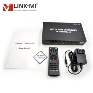 LINK-MI 4K Video tường Bộ vi xử lý siêu hẹp bezel LCD TV từ xa hỗ trợ 180 xoay biên giới Video <span class=keywords><strong>Splitter</strong></span> chuyển đổi - Product Image 4