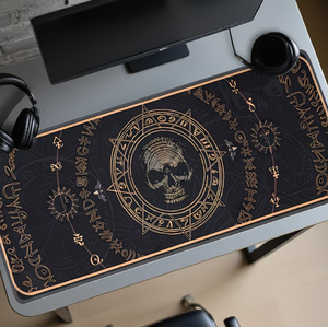 <span class=keywords><strong>Tapis</strong></span> <span class=keywords><strong>de</strong></span> souris <span class=keywords><strong>de</strong></span> jeu <span class=keywords><strong>XXL</strong></span> Occult Skull Mystic Runes & Precision Tracking 80x30cm - Product Image 5