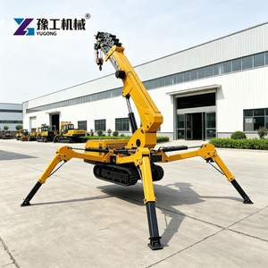Grúa Araña <span class=keywords><strong>de</strong></span> 5t, Mini Grúa sobre Orugas con Sistema Anti Dos Bloques para Trabajos Seguros <span class=keywords><strong>de</strong></span> Montaje en Escenarios - Product Image 6