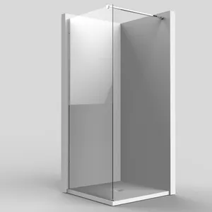 Luxury Bathroom Frameless Shower Panel Cabin Screen Enclosure Walk In Shower Glass Style Tempered Glass Shower Door