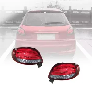 Kit de <span class=keywords><strong>feux</strong></span> arrière <span class=keywords><strong>LED</strong></span> pour Peugeot <span class=keywords><strong>206</strong></span> avec feu stop, clignotant dynamique, feu antibrouillard arrière, installation facile (Plug and Play) - Product Image 5