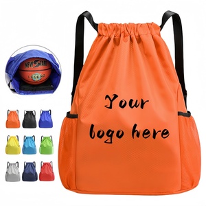 Sac à dos à cordon personnalisé, imperméable, avec poche zippée, sac à cordon pour la gym, sac de natation pour hommes et femmes - Product Image 1