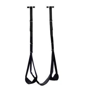 OEM Swing Bondage negro puerta negro sexo columpio para pierna esposas de la pierna abierta Bdsm Swing