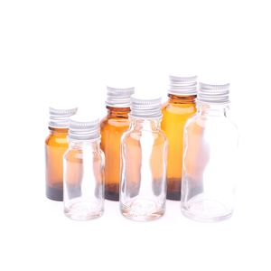 फैक्टरी एम्बर स्पष्ट 5 मिली 10 मिली 15 मिली 20 मिली 30 मिली मिली 50 मिलीलीटर 100 मिलीलीटर थोक मिनी ग्लास आवश्यक तेल बोतलें एल्यूमीनियम स्क्रू कैप के साथ - Product Image 4