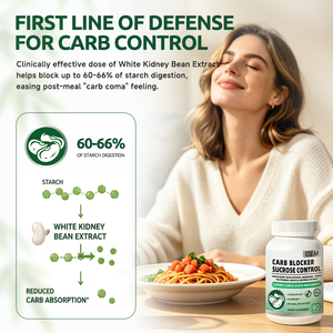 Suplemento Natural Bloqueador de Carbohidratos, Frijol Blanco + L-Arabinosa, Extracto de Hongo Cítrico para el Bienestar Corporal, 90 Cápsulas - Product Image 2