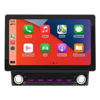 Reproductor Multimedia para Auto con Pantalla Táctil IPS Universal, Carplay y Android Auto Inalámbricos, GPS, Doble DIN, Estéreo para Auto de 10 Pulgadas con Navegación