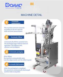 เครื่องบรรจุผงปรุงรสอัตโนมัติเต็มรูปแบบสำหรับนม แป้ง เครื่องเทศ พริก กาแฟ แบบซอง พร้อมระบบชั่งน้ำหนัก บรรจุ และปิดผนึก - Product Image 2