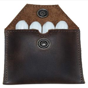 Porte-cartes en cuir de vachette pleine fleur tendance européen et américain, porte-cartes rétro et élégant pour homme, porte-monnaie simple et portable. - Product Image 1