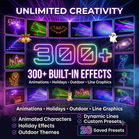 3W RGB LED Disco Verlichting Laser Projector Licht APP DIY Party Verlichting DJ Apparatuur DMX voor Nachtclub/KTV Dansvloer/bruiloft | YSH