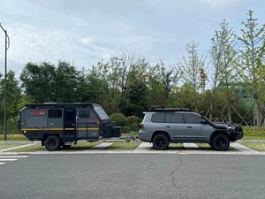 Mini-caravane légère en fibre de verre pour 2 à 4 personnes, capacité de couchage, charge utile pour la vente en gros - Product Image 1
