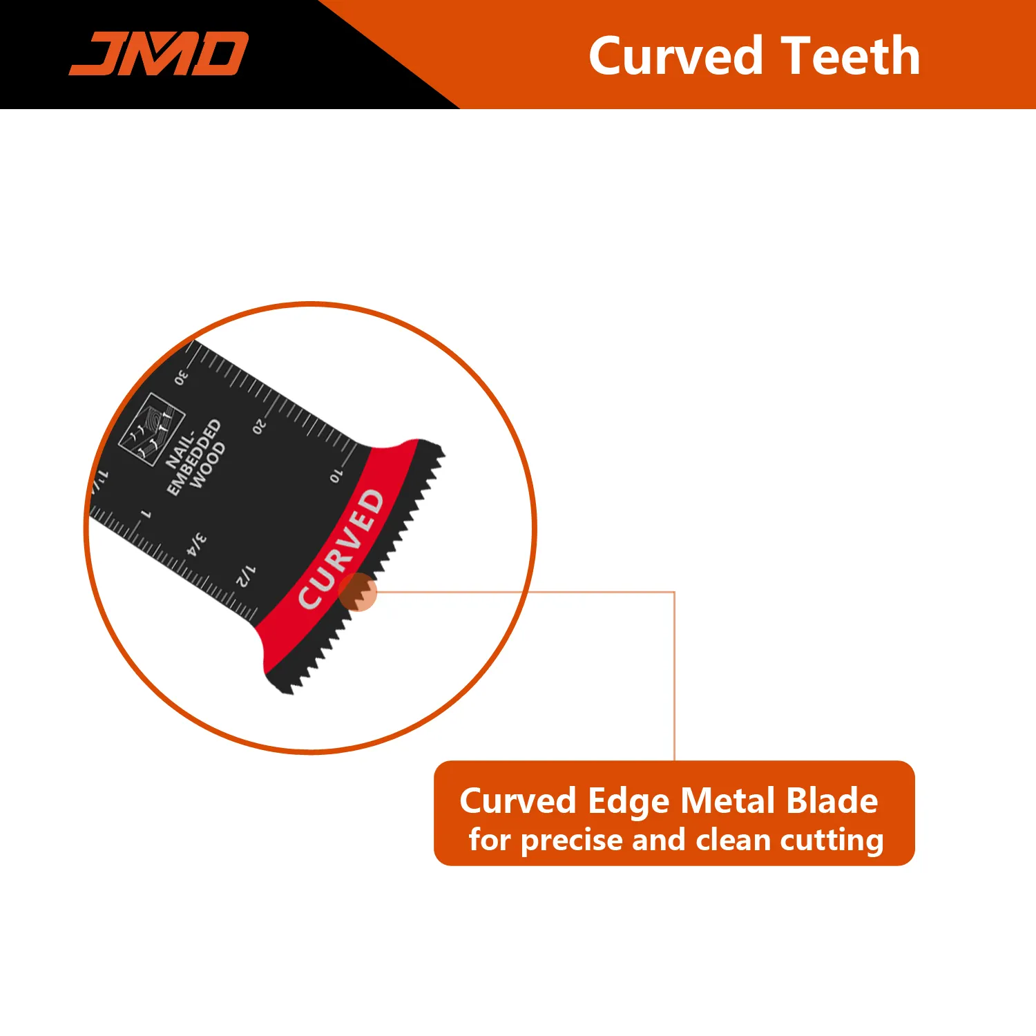 JMD Oscillating Saw Blade Custom Bi Metal Osicilating Tools Multitool Saw Blade para Madeira e Metal