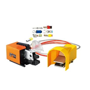 portable pneumatic electric wire lug hexagonal terminal wire cable harness terminal crimping machine