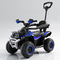 Quad électrique pour enfants avec USB pour lumières LED + musique, contrôlé par application, prêt à l'emploi pour une utilisation en intérieur et en extérieur, pour les enfants de 8 à 13 ans