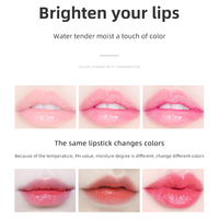Nouveau soin des lèvres hydratant longue durée, crème éclaircissante pour les lèvres vegan, rouge à lèvres incolore avec formule imperméable longue durée 24 heures