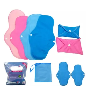 Washable Reusable Cloth Menstrual Pads Super Absorb Soft Sanitary Comfortable Pads Panty Cheaper Liner Sets