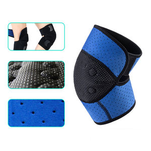 Deker lutut terapi magnetik, penghangat diri Terapi magnetik lengan kompresi turmalin untuk sabuk pelindung artritis bantalan lutut siku - Product Image 3