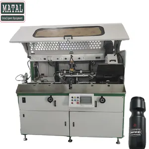 Single Color Full Servo Automatic Screen Printing Production Line For Containers/bottles Of Cosmetics/beverage in good price