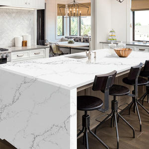 HIC Modern 3cm Super Jumbo 3500X2000mm Encimera de cuarzo artificial Losas de encimera de cocina Losas de encimera de cuarzo al por mayor - Product Image 1