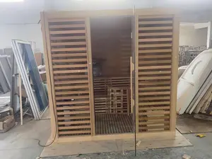 Sala de Sauna tradicional souna para dos personas