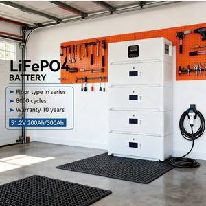 Système de batterie de stockage d'énergie domestique hybride empilable 51,2 V 300 Ah LiFePO4 16-20 kWh pour appareils électroménagers - Product Image 2