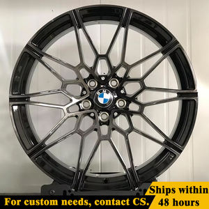 Cerchi in Lega Nero Lucido con Finitura Diamantata 18-21 Pollici 5x112 5x120 a Razze Incrociate per BMW Serie <span class=keywords><strong>M</strong></span> 3 4 5 7 X3 X4 X5 X6 - Product Image 4