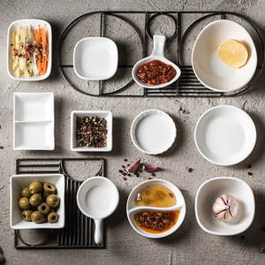 HENITUER MH0390-3.25 Bol carré en céramique Tiandao de 3,25 pouces, design créatif, bol à trempette, ustensile de cuisine - Product Image 2