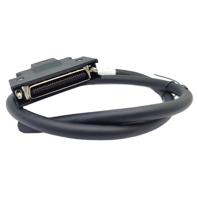 SCSI MD50 Male HPCN Connector Assembled 22 Wires Cable, 50pin Solder Cup SCSI Connector Cable W/ 22 Wires SCSI Cable
