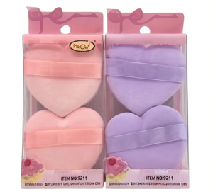 Juego de Esponjas de Baño en Forma de Corazón MxGind, en Caja de Regalo de Plástico, para Adultos, Estilo Lindo, Modelo 9211 - Product Image 1