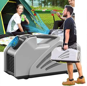 Compresseur de climatisation portable 24V pour voiture, idéal pour le camping en tente et les aventures en plein air - Product Image 1