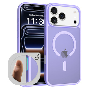 เคสโทรศัพท์ <span class=keywords><strong>iPhone</strong></span> 17 16 15 14 <span class=keywords><strong>13</strong></span> <span class=keywords><strong>Pro</strong></span> Max ป้องกันแรงกระแทก แม่เหล็กในตัว ฝาหลังแบบด้าน พร้อมปุ่มควบคุมกล้อง - Product Image 1