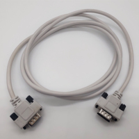 Kabel Ekstensi D-sub Male to Male 9 Pin untuk Instalasi Lapangan, Warna Abu-abu, Kabel Db9 1m 2m 3m 5m 10m