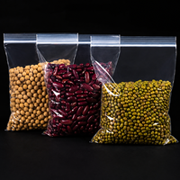 Sacs refermables en plastique transparent PE avec logo personnalisé, écologiques, de qualité alimentaire, pour le stockage du pain