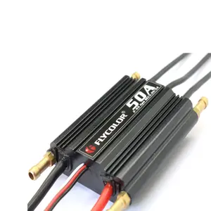 בקר מהירות flycolor svesc תמיכה 2-6s bec 5.5v/5a עבור ספינת rc סירה