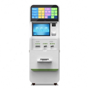 Tự động tự dịch vụ vé A4 in ấn tài liệu kiosk với bàn phím kim loại màn hình cảm ứng Máy in nhiệt - Product Image 4