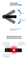 OYO Style classique Serrure de porte intelligente à empreinte digitale Carte de contrôle par application Wifi Clé de mot de passe Serrure de sécurité numérique à empreinte digitale