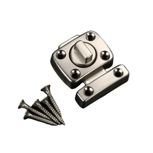 Home Bedroom <b>Window</b> Door Lock Anti-Theft Rotating Stainless Steel Knob Zinc Alloy No Drilling Required Left Right <b>Latch</b> Bolt - Product Image 1