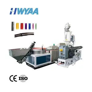 ماكينة صناعة أنابيب تقطير مستديرة بإضاءة مرصعة من HWYAA لخط إنتاج أنابيب ري مياه من البولي إيثيلين عالي الكثافة