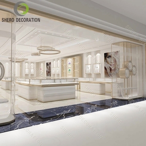 Diseño de Mostrador Moderno para Joyería, Tienda Original de Joyería de Oro, Exhibidor de Joyería de Madera de Lujo - Product Image 4