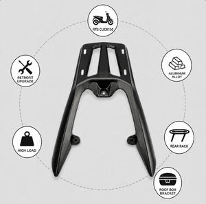 Suporte de Bagageiro para Honda Click150 Click125 Vario150 V2 V3, em Liga de Alumínio Reforçado, Atacado, Atualização - Product Image 1