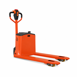 1.5 Ton Battery Powered Walkie Electric Pallet Truck PU Wheels for Warehouse <b>Material</b> <b>Handling</b> - Product Image 1