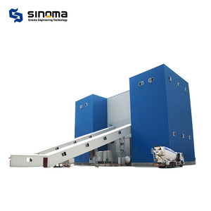 Centrale à béton mobile à bas prix 50m³/h, béton prêt à l'emploi, système de contrôle centralisé PLD pour moteur de centrale à béton - Product Image 1
