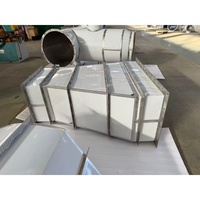 Tuyau de ventilation en acier robuste pour système d'extraction d'air à haute capacité, collecteur de poussière industriel