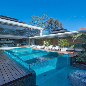 Panneau de <span class=keywords><strong>verre</strong></span> acrylique pour <span class=keywords><strong>piscine</strong></span> HUASHUAITE haute transparence 80 mm 120 mm, barrière pour <span class=keywords><strong>piscine</strong></span> de luxe pour hôtel - Product Image 3