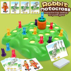 Nouveaux produits lapin lapin compétitif piège jeu multijoueur enfants jouet éducatif famille interactif fête jouet pour <span class=keywords><strong>Parent</strong></span>-enfant - Product Image 3