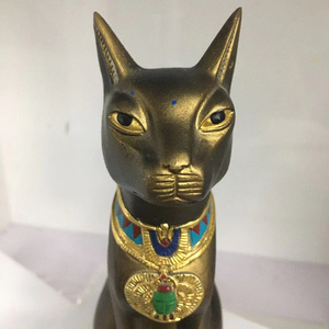 Vente chaude Égyptien <span class=keywords><strong>Chat</strong></span> Ornements Maison Salon -- Résine Artisanat Égyptien <span class=keywords><strong>Chat</strong></span> Déesse Résine <span class=keywords><strong>Statue</strong></span> - Product Image 5