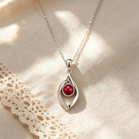 Colliers pendentifs tendance en argent sterling 925 plaqué platine fin, avec zircone cubique sertie clos, pour fiançailles, mariage ou cadeau