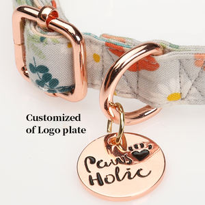 Proveedores chinos de alta calidad Venta caliente Cute Floral Pet <span class=keywords><strong>Dog</strong></span> Cat Collares & Leash Set para todas las estaciones - Product Image 4