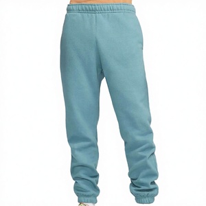 Pantalons de survêtement unisexes en gros, 100% coton, poids lourd, 320 g/m², vintage, mi-éco-responsables, vêtements de sport, jambe droite, fermeture à cordon - Product Image 4